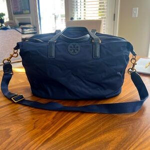 Tory Burch Tory Navy Duffel/Shoulder Bag